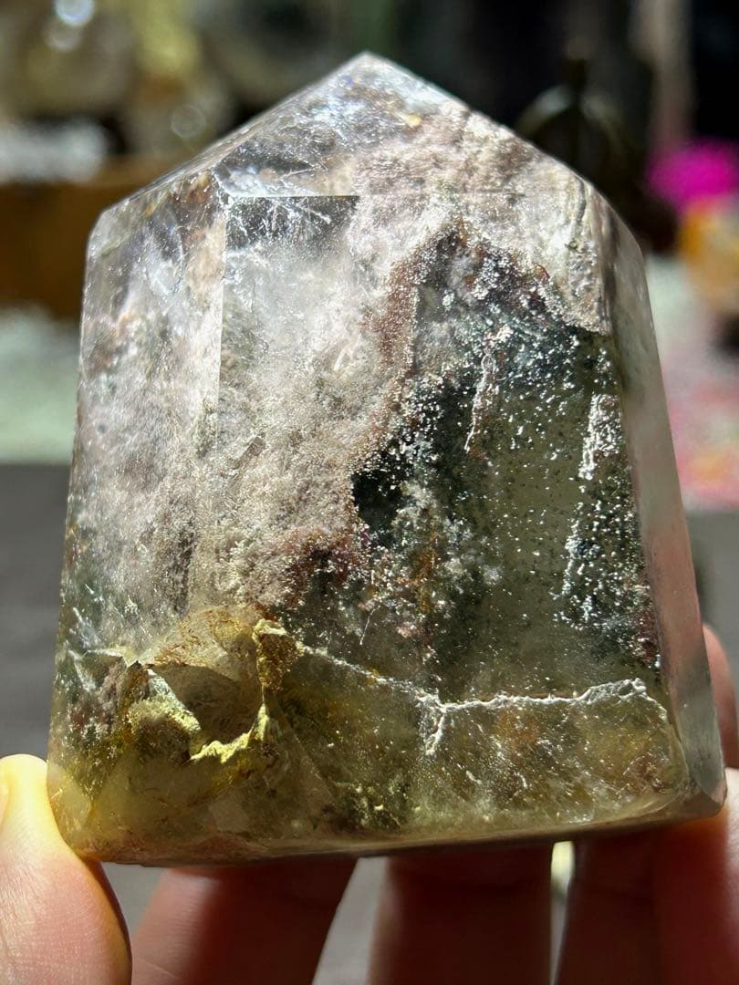 ⭐️別格高級品！帝王秘宝！ガーデンクォーツ　六角柱　原石