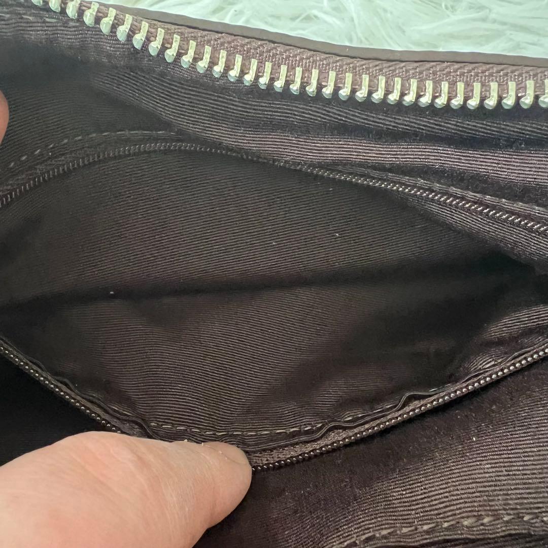 【新品タグ付き】希少✨COACH コーチ ワンショルダー ハーフムーン 茶