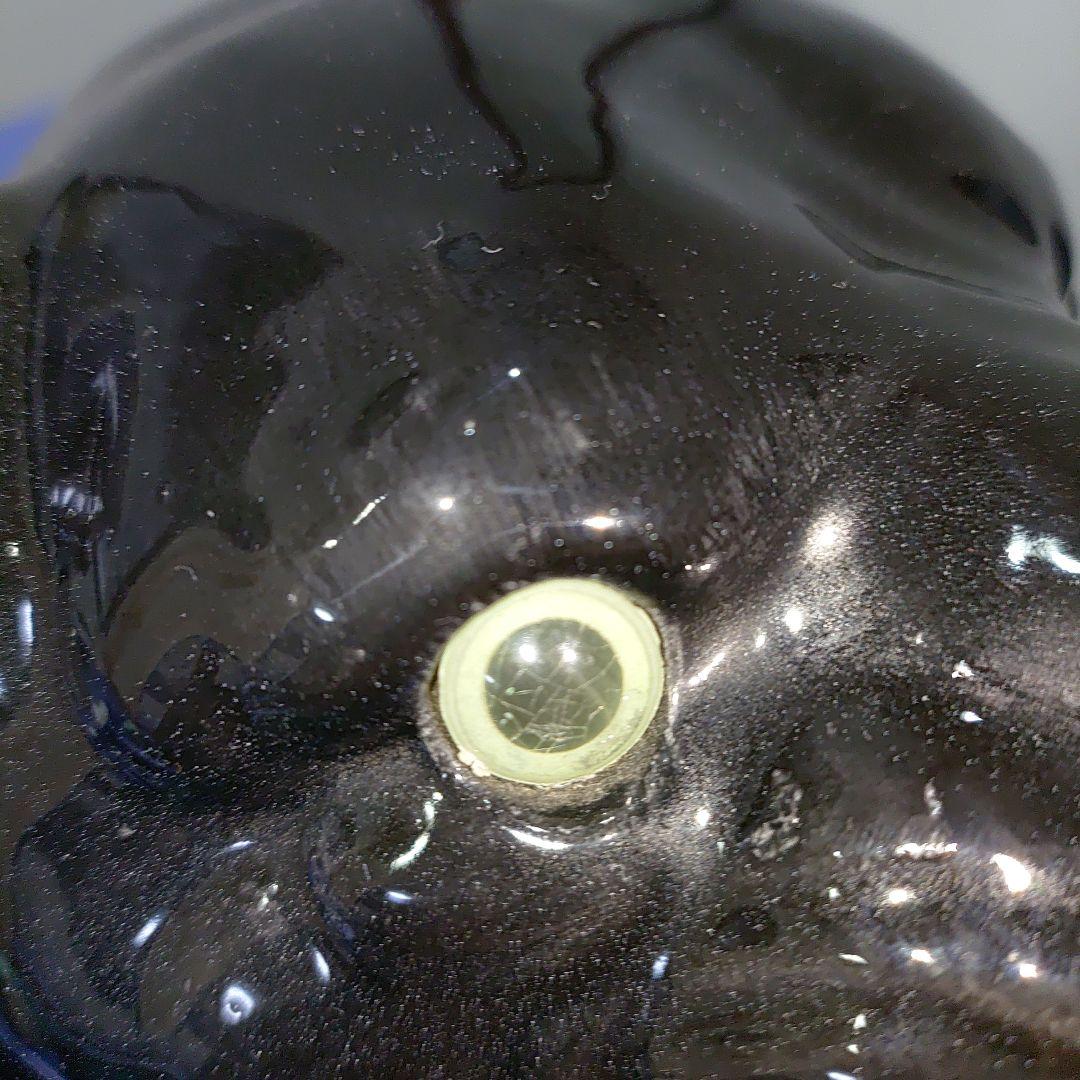 ブラックパンサー イタリア製 黒豹　陶器　瀬戸物 置物 稀少　レア