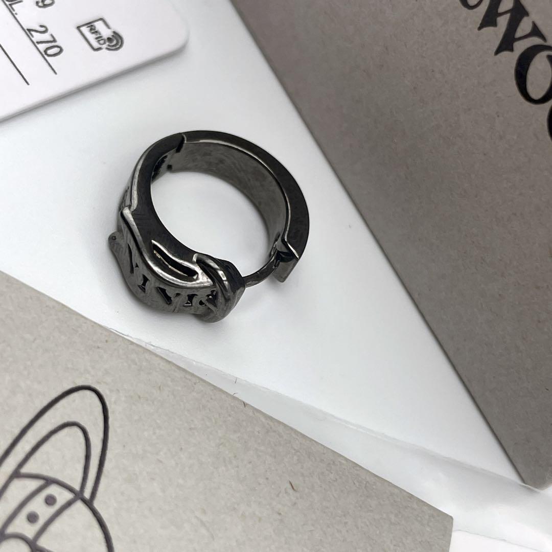 【極美品】　ヴィヴィアンウエストウッド　フープピアス　オーブ　シングル　片耳用