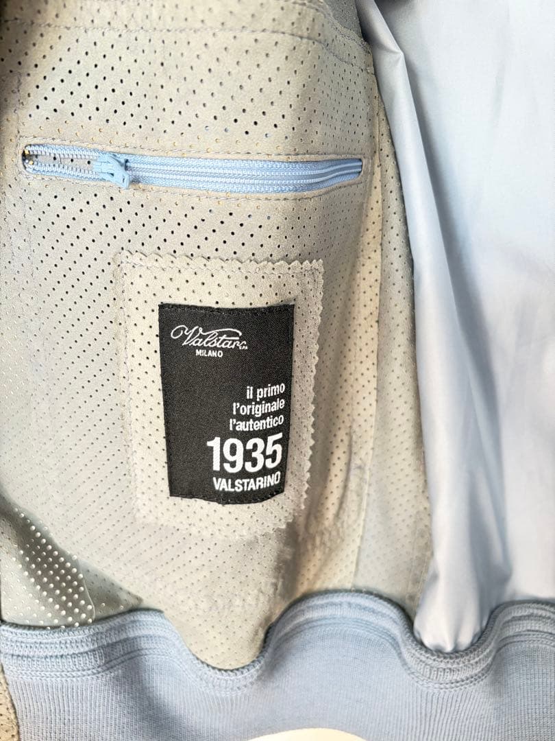 バルスタリーノ　スウェード　パンチングレザー　ベスト