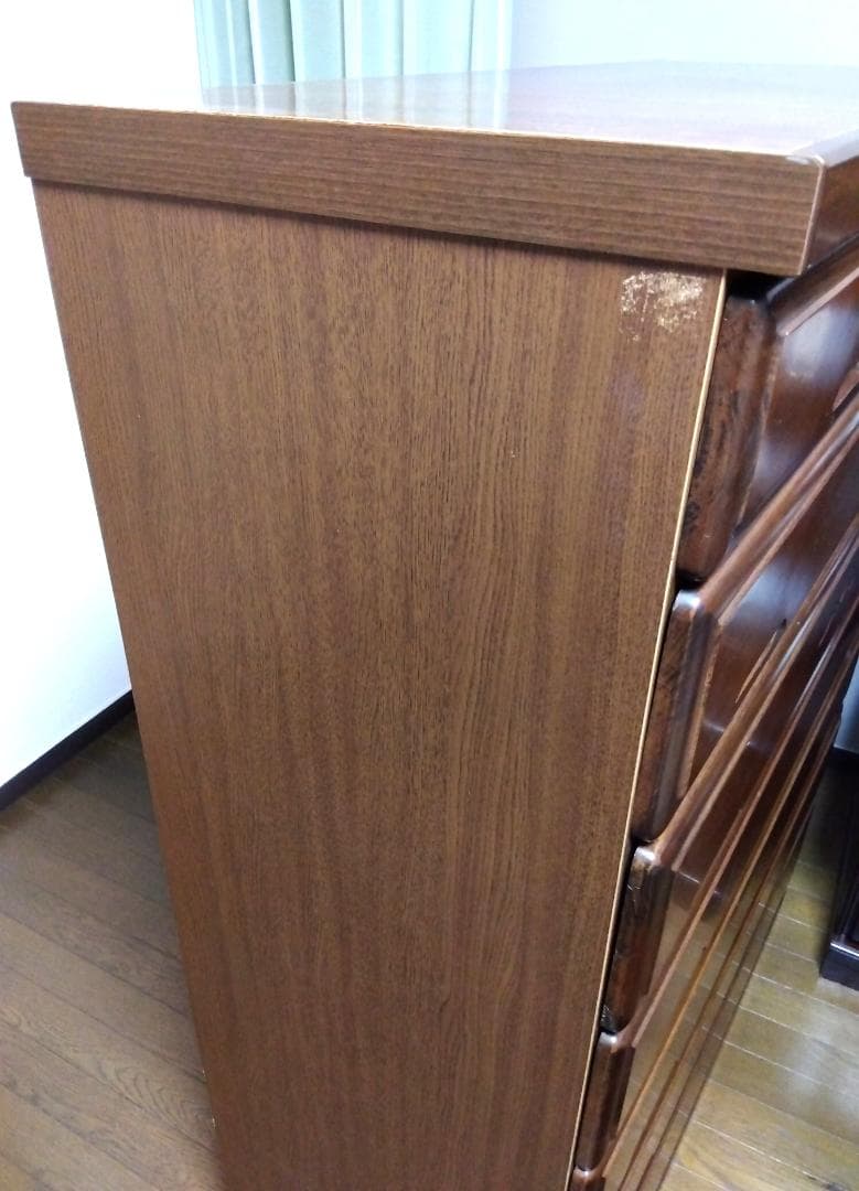 整理タンス ハイチェスト 木製 7段 8収納 優良品 高さ135cm 7段 美品