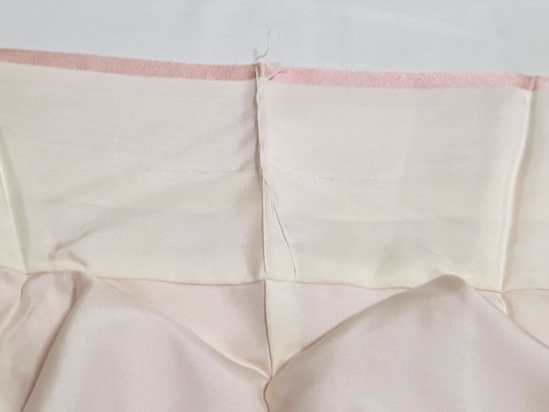 A◆着物くつろぎ 作家物 本郷大田子 虹染め ピンク 袷 正絹 色無地 着物