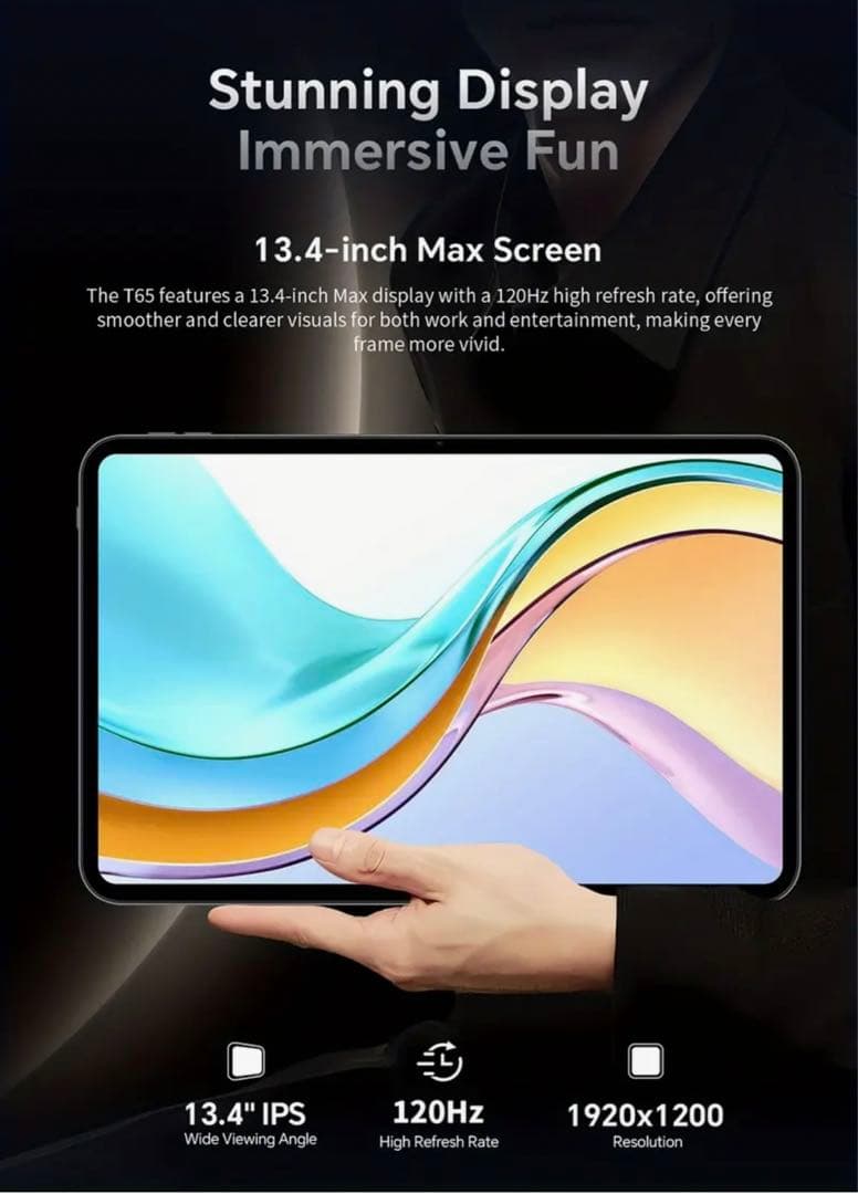 TECLAST T65 13.4インチタブレット 20GB+128GB