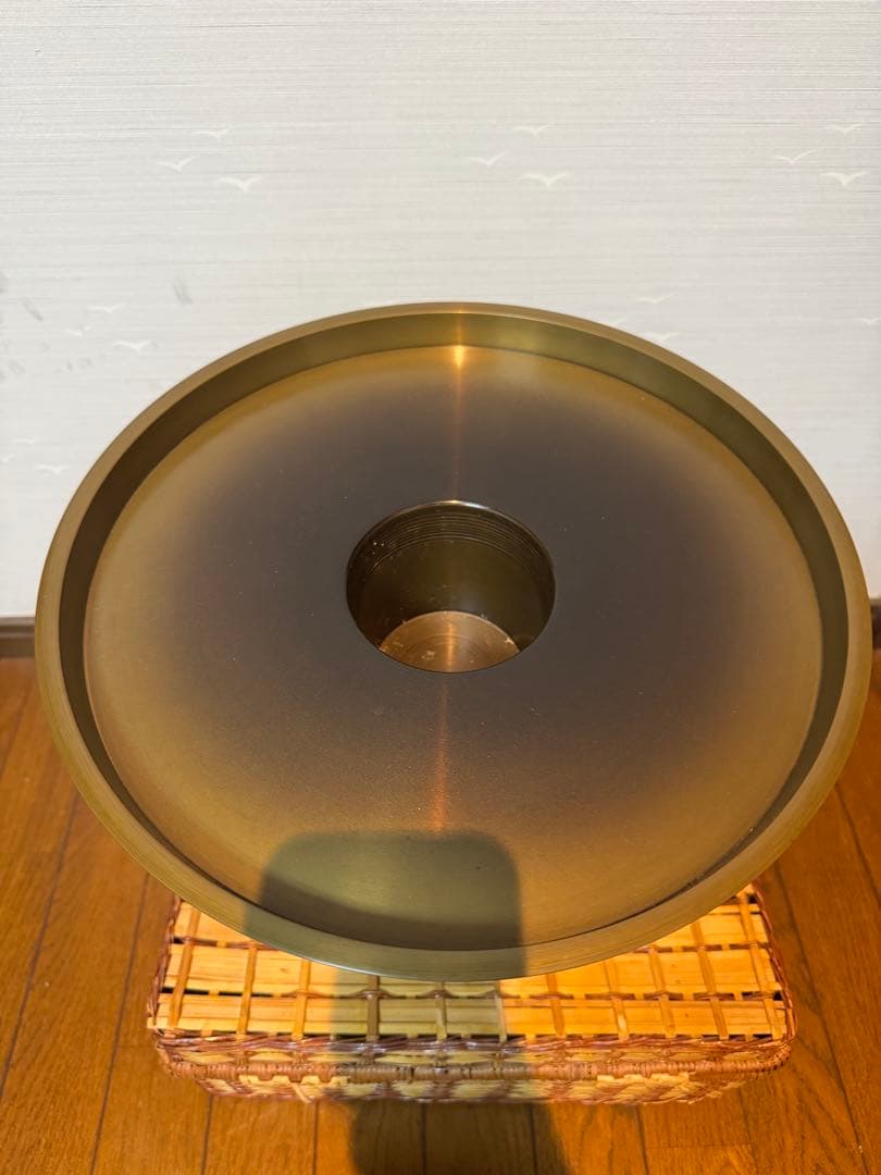 貴重　薄端　唐銅　本漆塗上物　花器　青銅　ブロンズ　唐銅　真鍮　ヴィンテージ