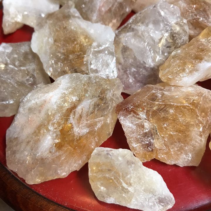 300★特別ご提供★希少シトリンラフ原石【ブラジル産黄水晶ロッククリスタル】❤️