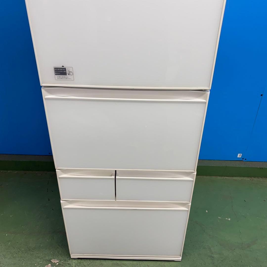 699 鏡面　ガラストップ　冷蔵庫　大型　400L強　自動製氷機　5ドア