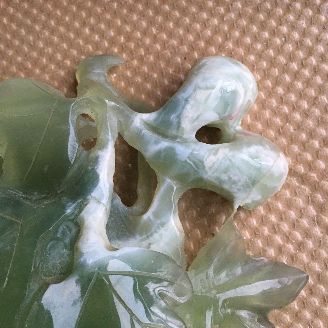 1255 瓢箪　ひょうたん　飾り　置物 石 大理石 水晶 翡翠 ヒスイ