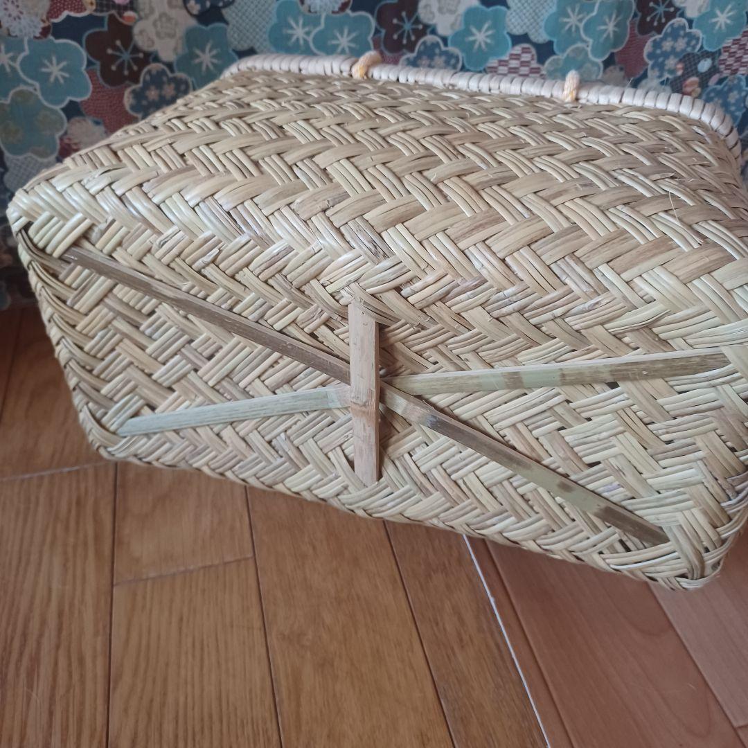 最終値下げ。スズ竹、ハンドメイドかごバック②
