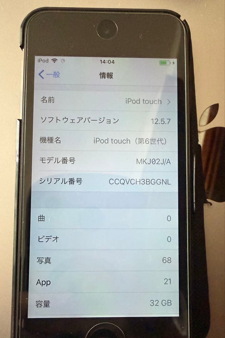 iPod touch 第6世代 グレー 32GB