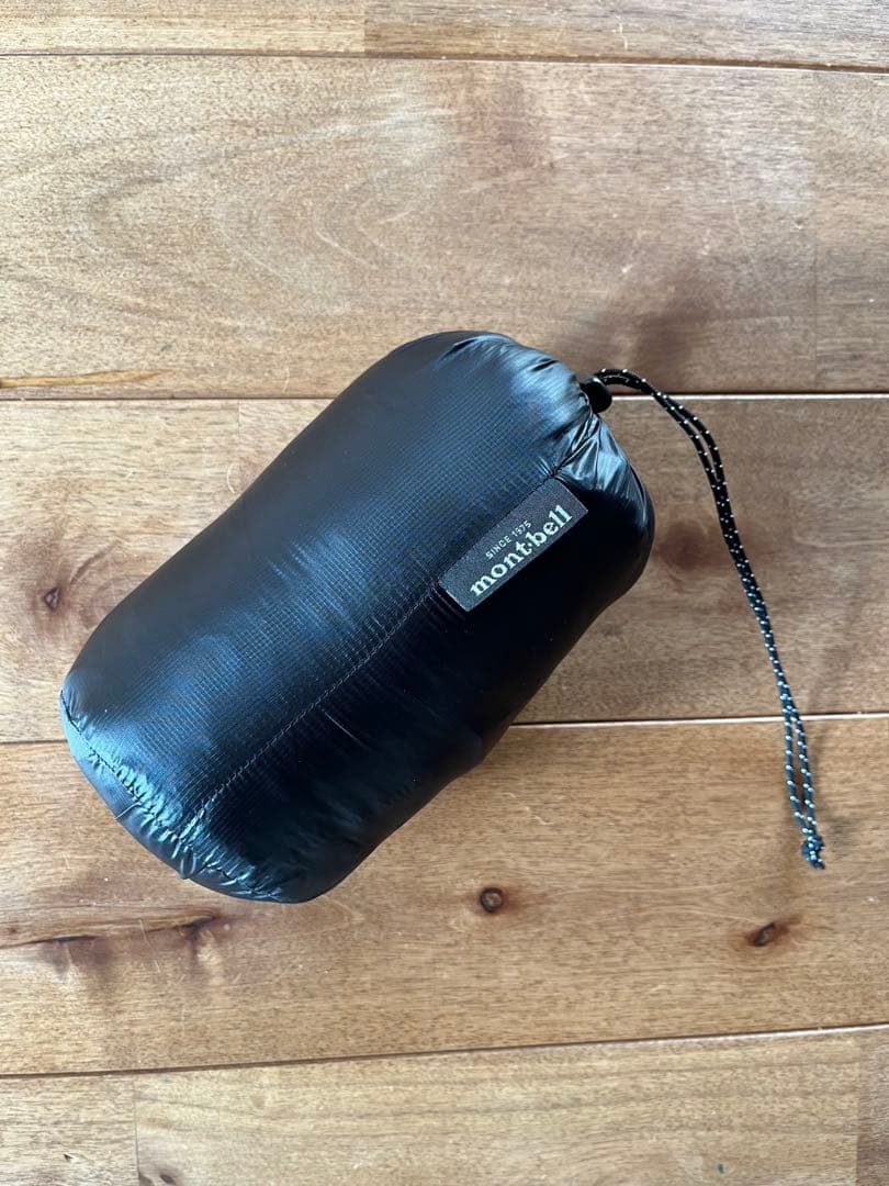 mont-bell プラズマ 1000 ダウン ジャケット ブラック 収納袋付