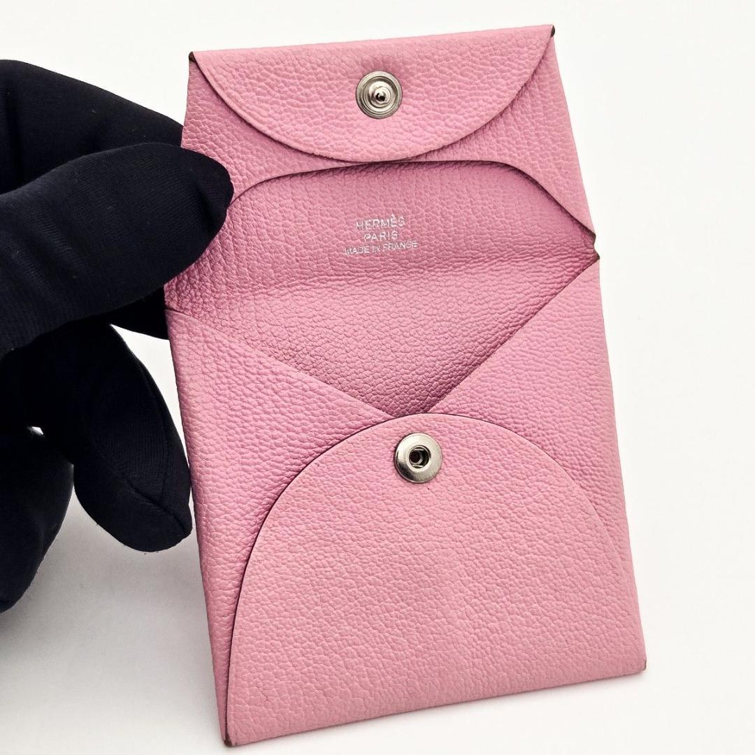 エルメス ケース バスティア 小銭入れ シェーブル □N(2010)
