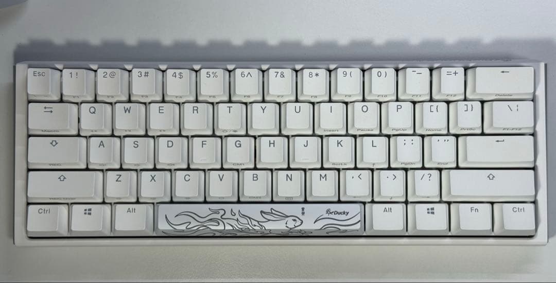 キーボード Ducky One 3 Mini 60% Classic Pure White