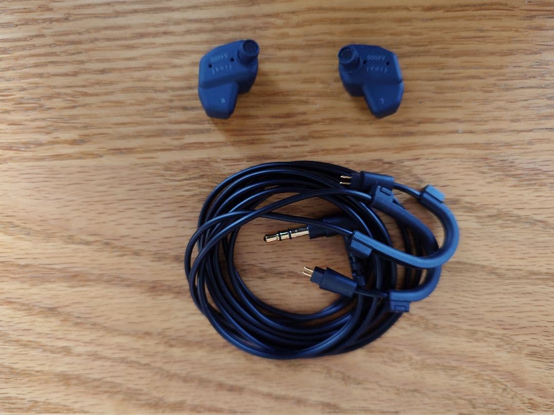 【4.4mmケーブル付き】final A4000 有線イヤホン ダークネイビー