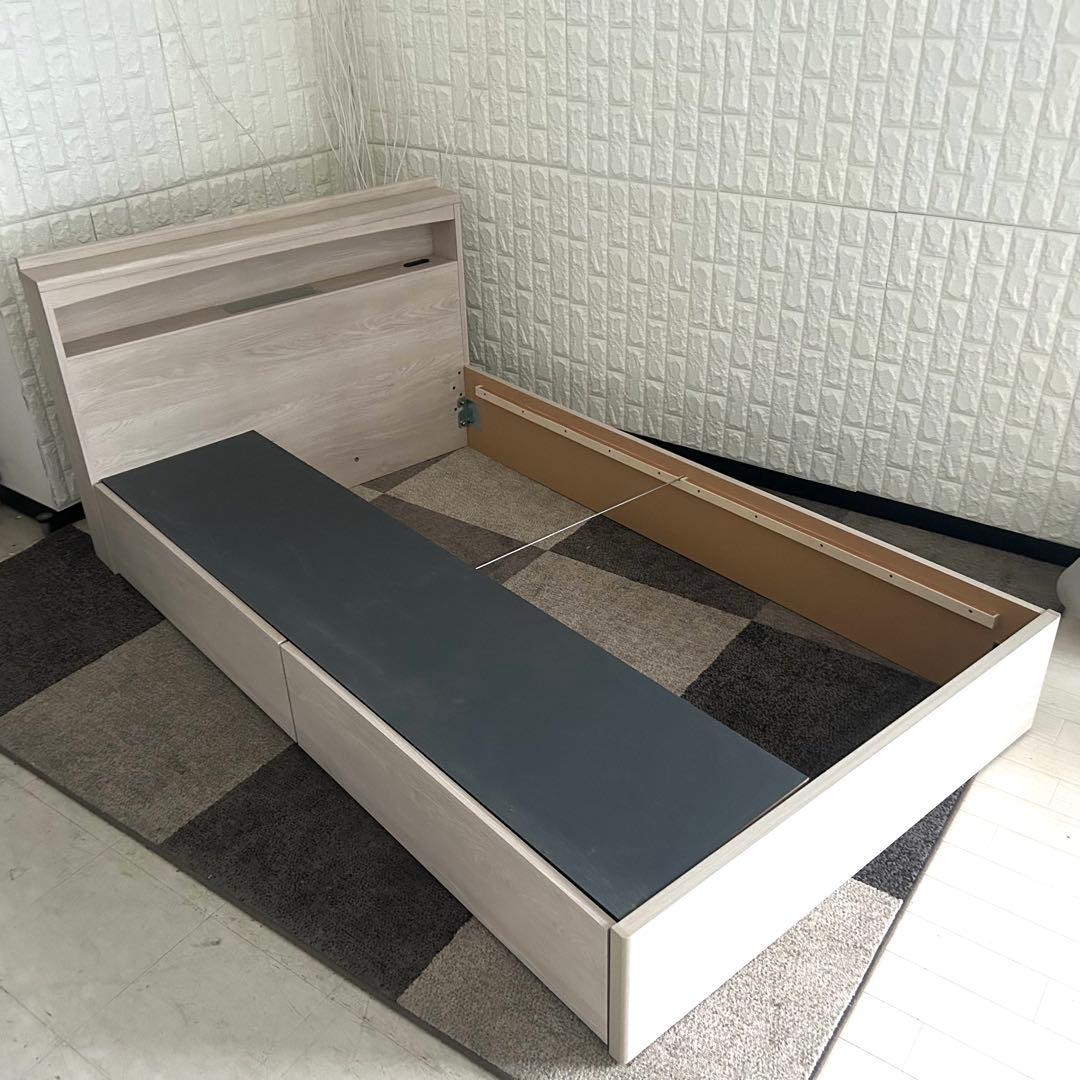 都内23区送料無料❗️ ドリームベッド　収納付きフレーム　セミダブルサイズ✨