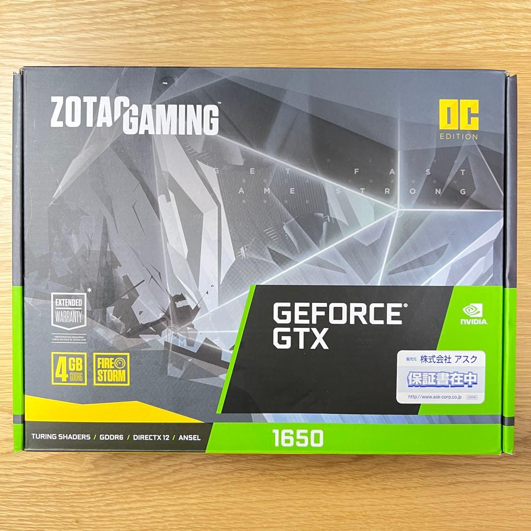 グラフィックボード・グラボ・ビデオカード ZOTAC GAMING GeForce GTX 1650 OC