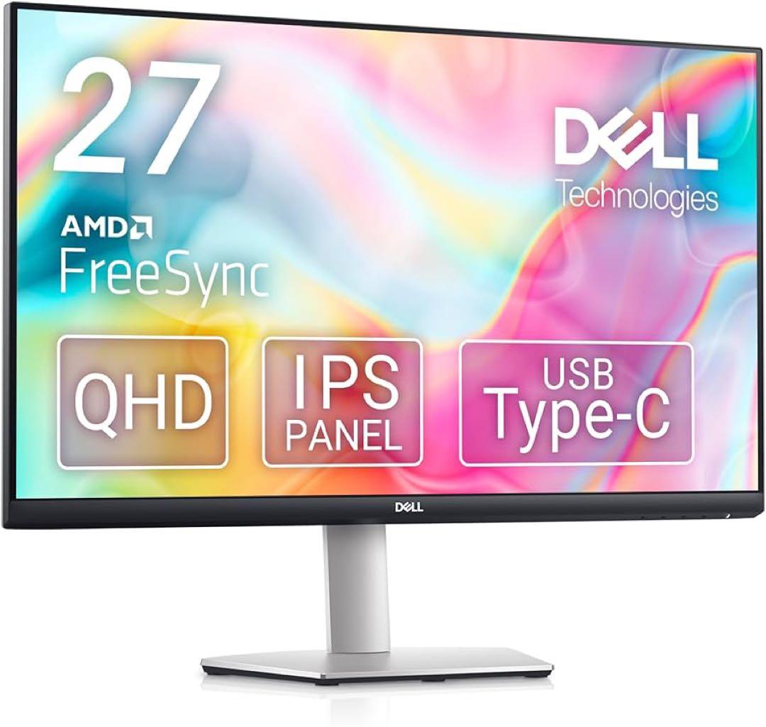 【やーーー】 Dell S2722DC 27インチ QHD モニター