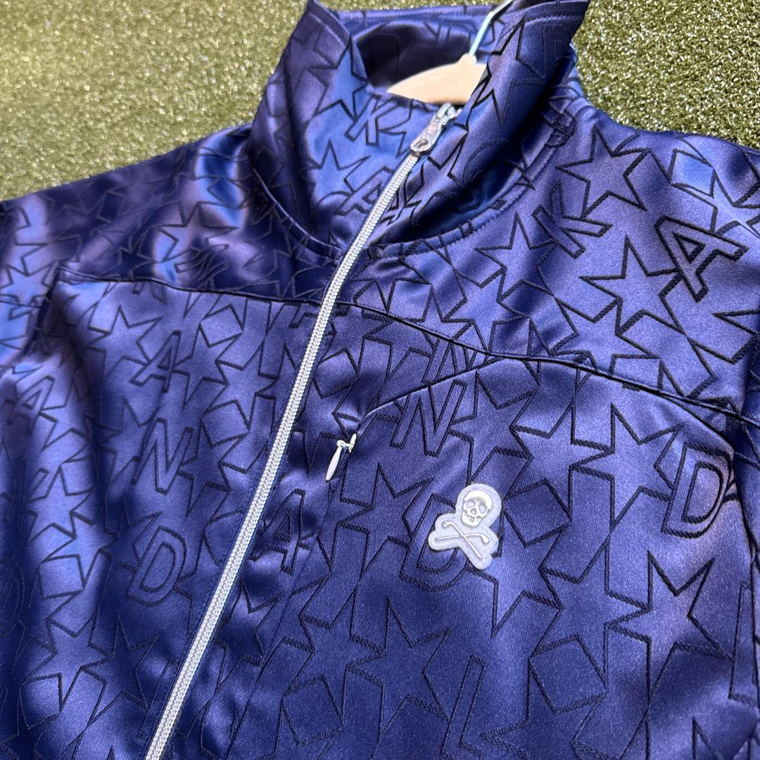 新品未使用★マーク&ロナ★ネイビー 星柄 レディースジャケットM