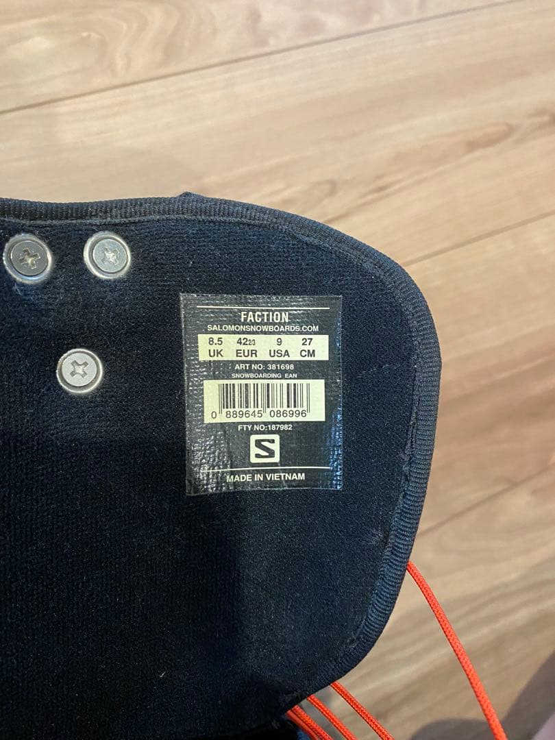 SALOMON FACTION 値下げしました