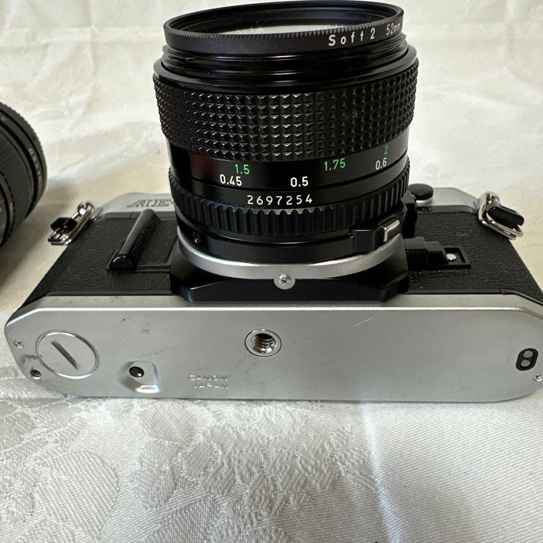 Canon AE-1 フィルムカメラ レンズ2本付き