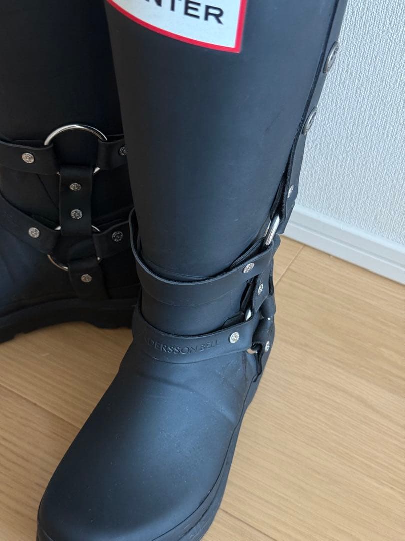 ADSB andersson bell HUNTER ブラック ロングブーツ