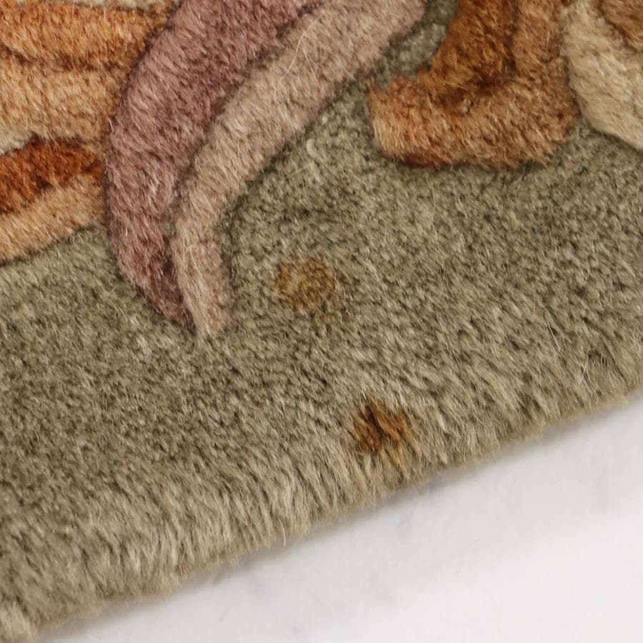 専用 Y2349-1 中国緞通 ウール ハンドカット 手織り 154×90㎝