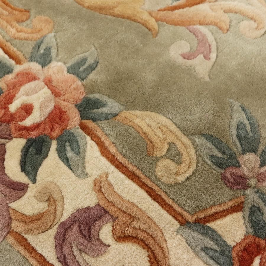 専用 Y2349-1 中国緞通 ウール ハンドカット 手織り 154×90㎝