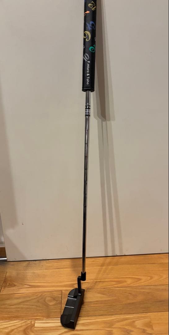 フランク三浦ゴルフ×東邦ゴルフコラボパター（ブラック／シルバー）