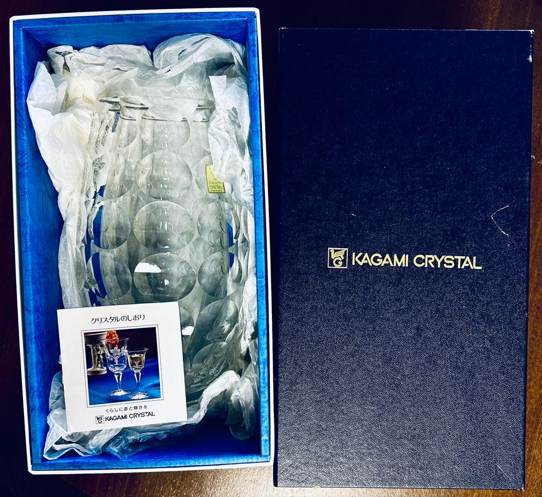 各務クリスタル　フラワーベース 花瓶　②