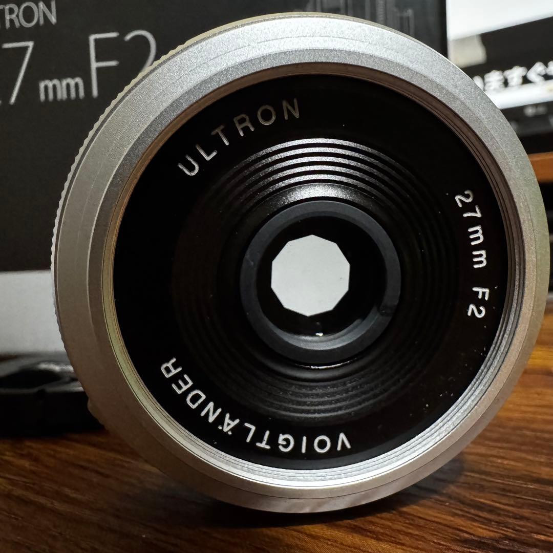 Voigtlander ULTRON 27mm F2 X-mount シルバー