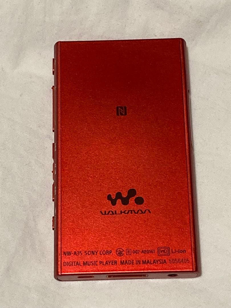 NW-A35 ウォークマン　SONY レッド　ハイレゾ　Bluetooth