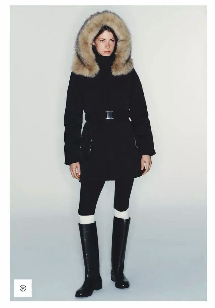 ZARA フラットリアルレザーブーツ 36 23.4㎝