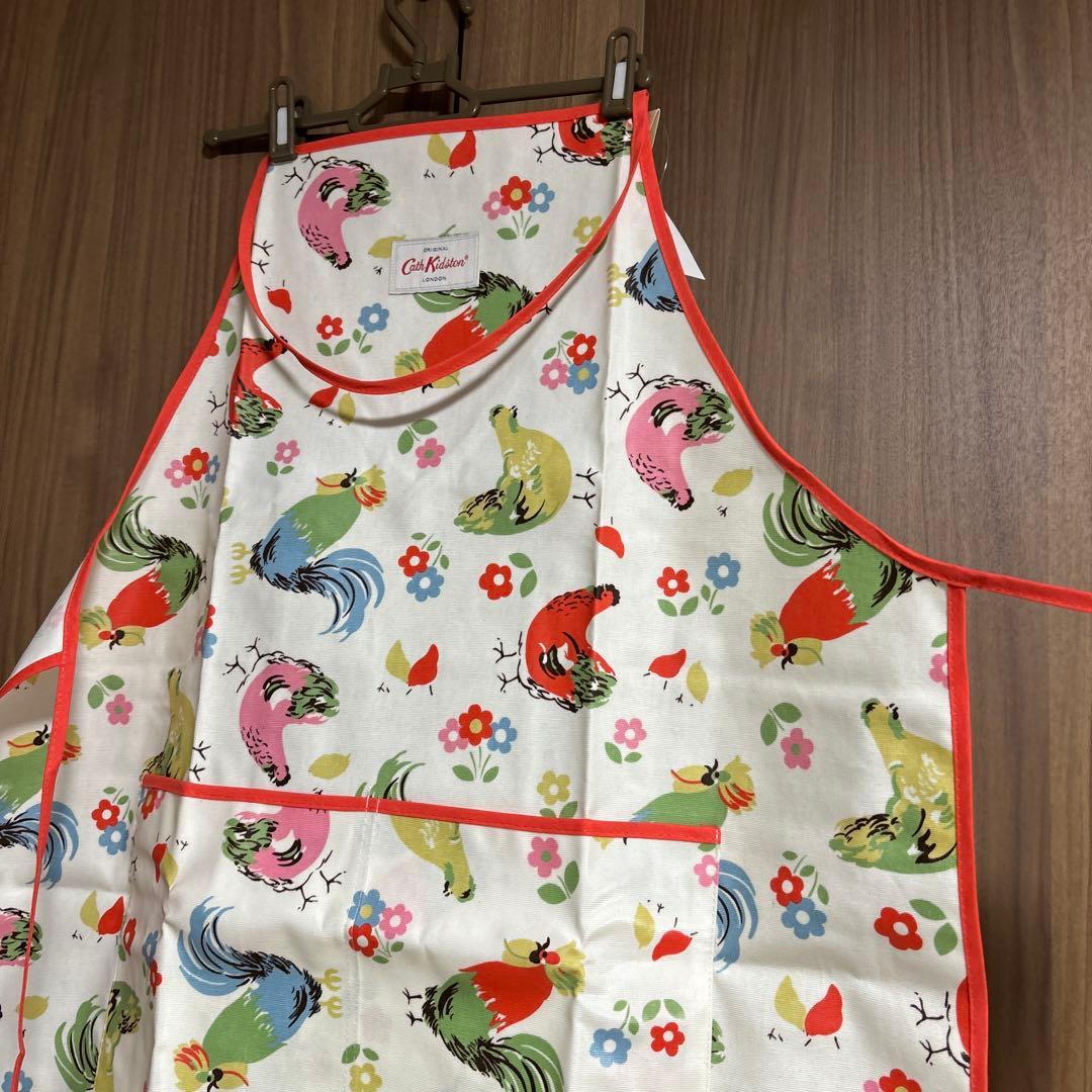 Cath Kidston エプロン 花と鳥ビニールコーティング★新品未使用★