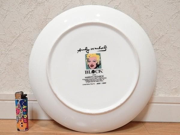 限定 90年代 ビンテージ アンディ・ウォーホル マリリン・モンロー 飾り皿