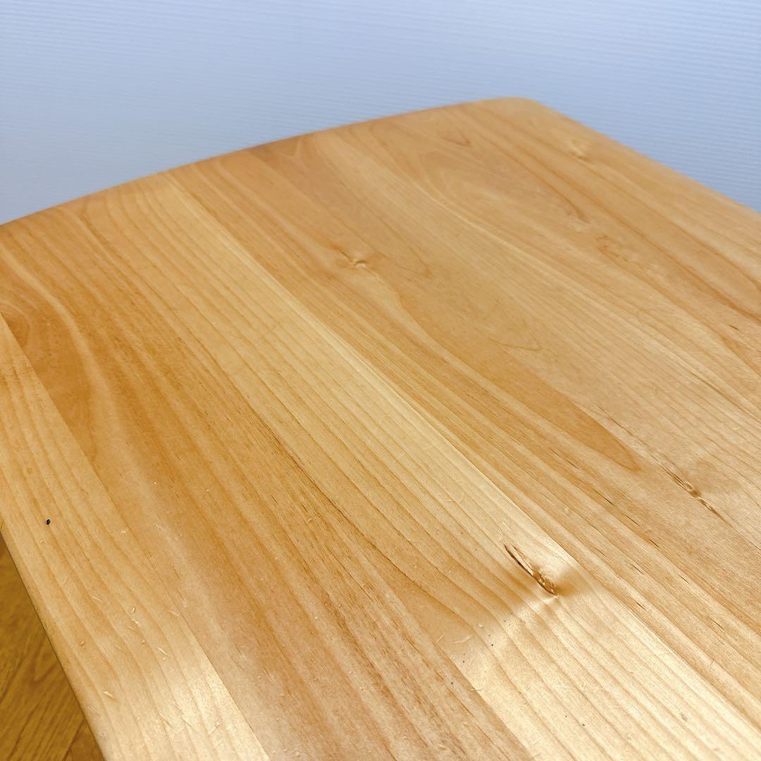 ニトリ 無垢材 天然木 センターテーブル アルナス110