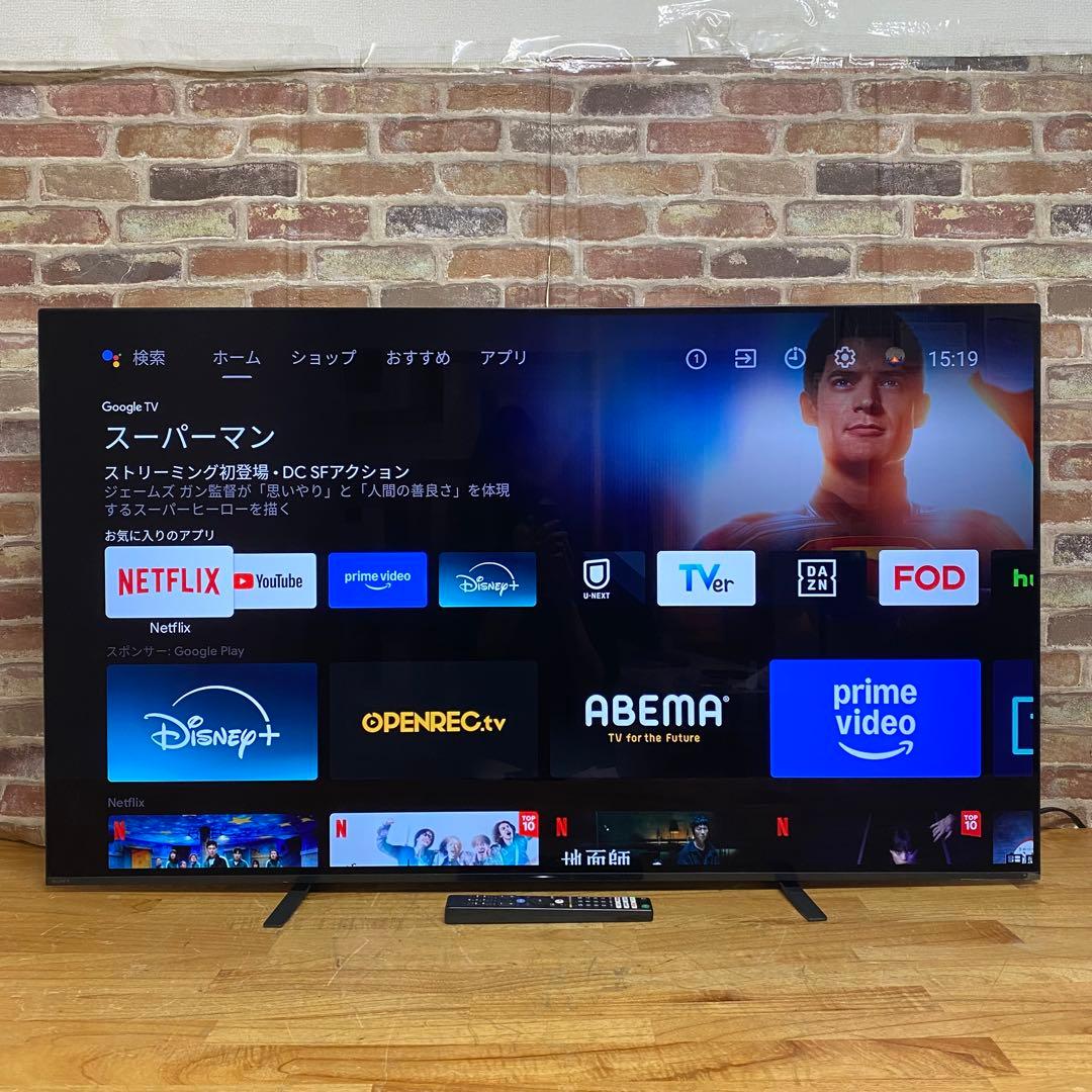 SONY 55V型 4K 有機ELテレビ BRAVIA KJ-55A9F