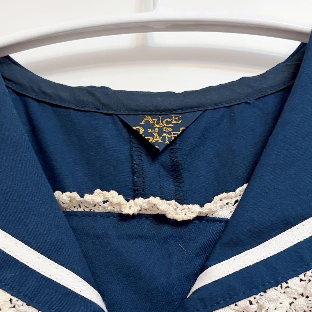 Alice and the Pirates ネイビー セーラー ワンピース