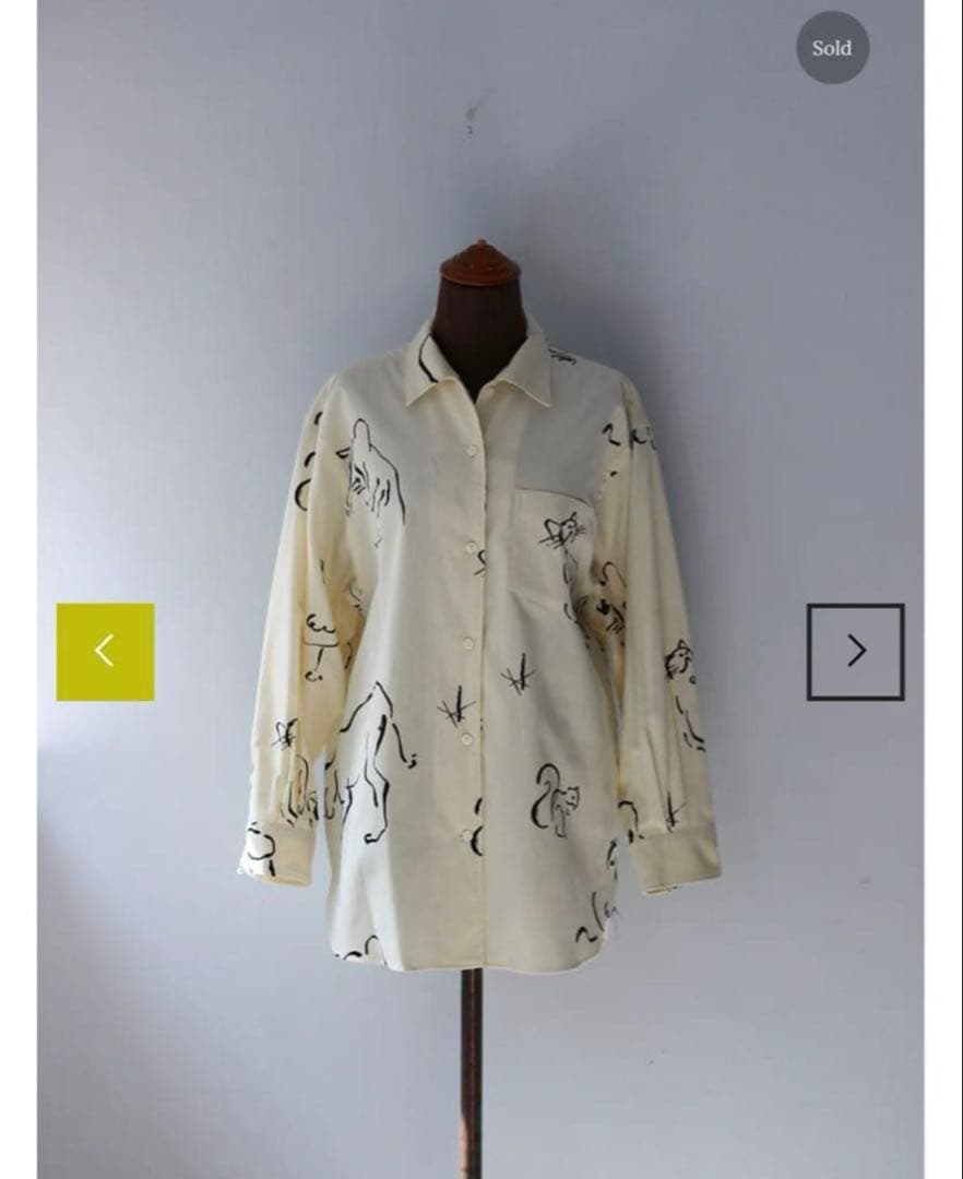WRYHT 動物柄 長袖シャツ