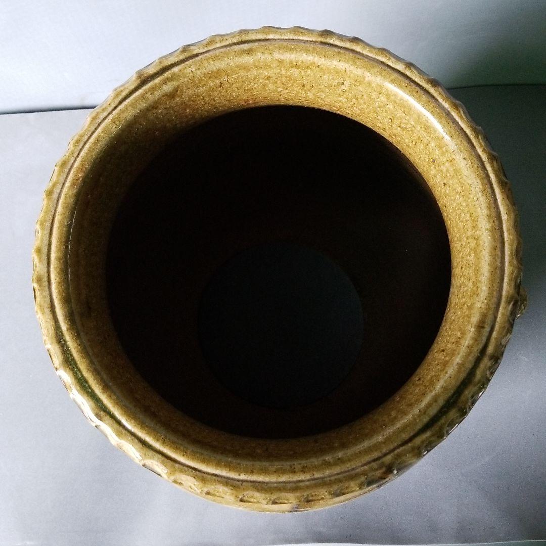 信楽焼　傘立て 耳付壷 高さ５０cm