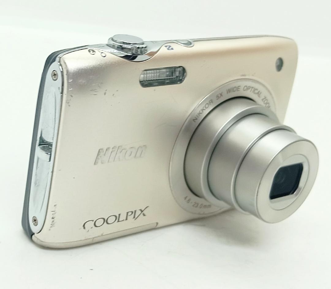 Nikon COOLPIX S3100 シルバー 充電器付き デジタルカメラ