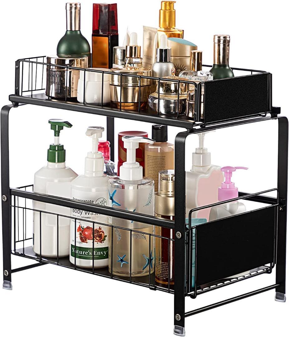 引き出し式多機能 大容量 引き出し スライド キッチン下