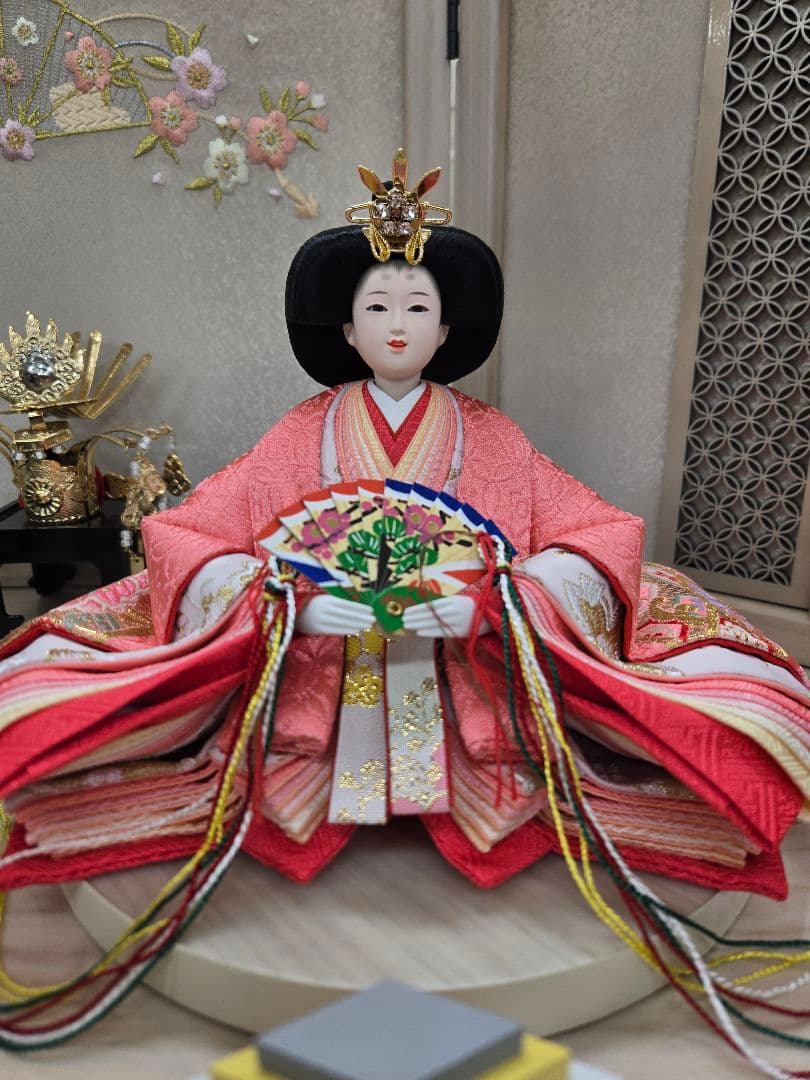 【展示品限り】雛人形 収納飾り　※閉店セール　24