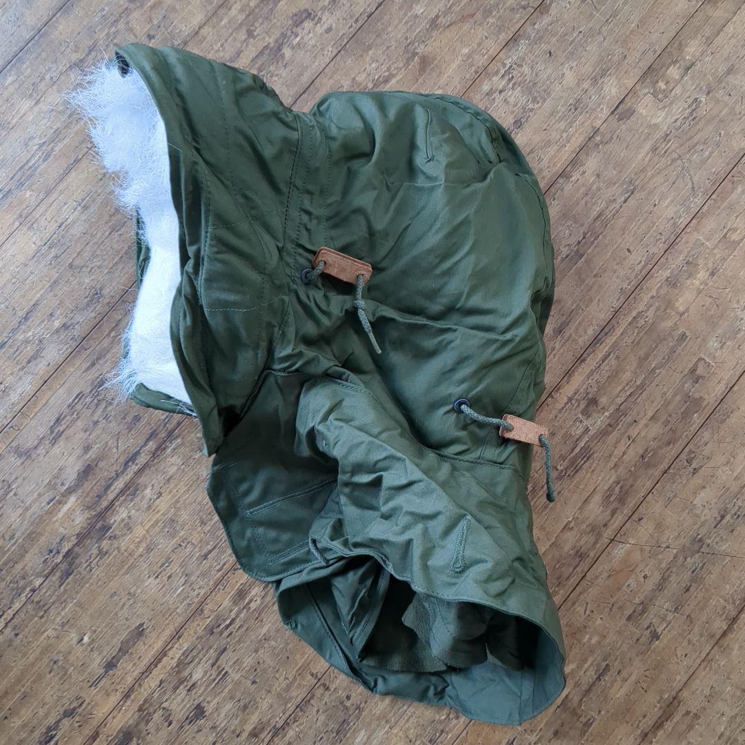 米軍実物　デッドストック 80s M65 フィッシュテールパーカー　フード　⑧