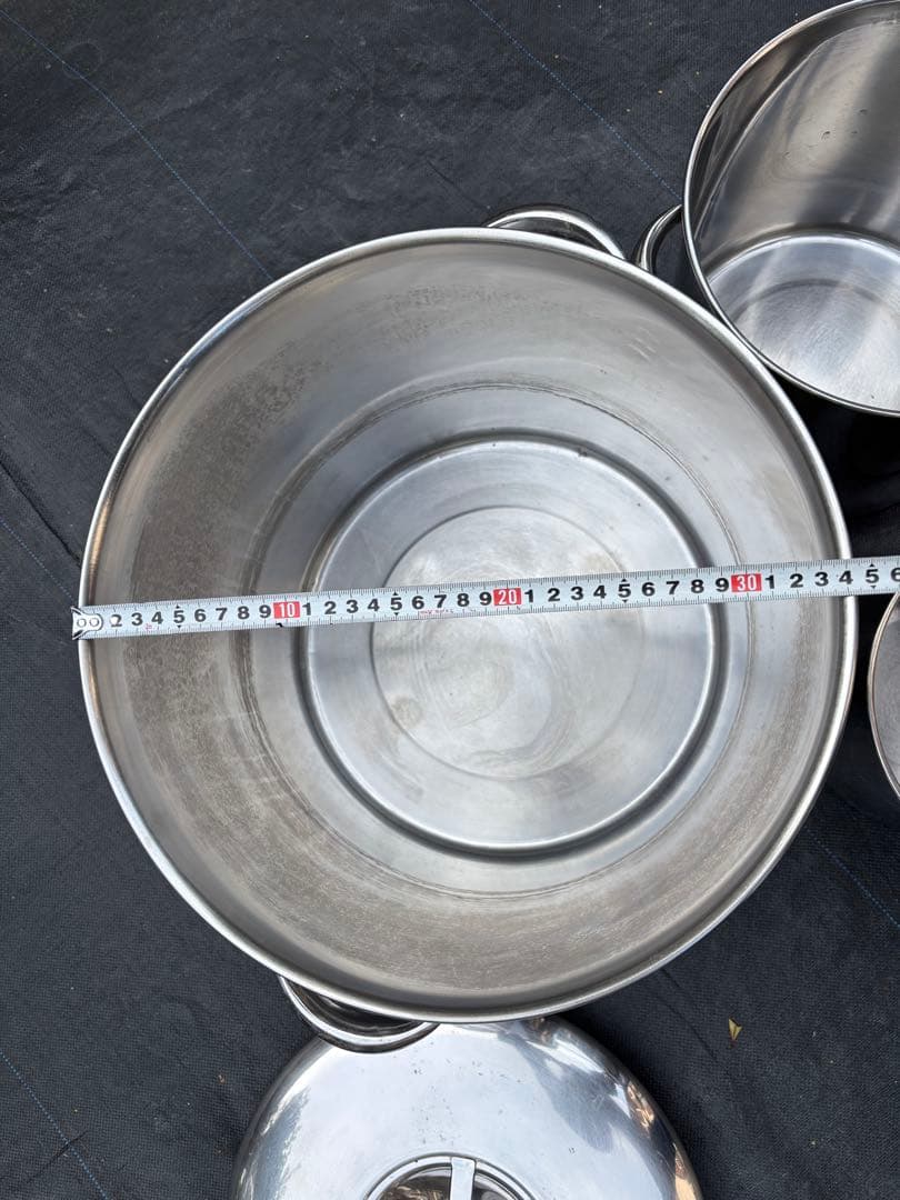 ステンレスポット　3個セット