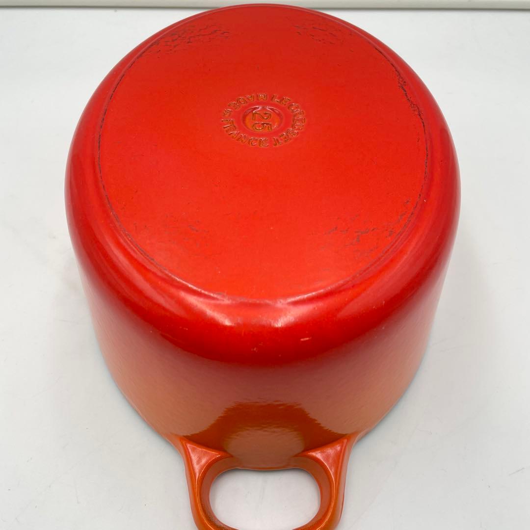 LE CREUSET ココット　オーバル　 オレンジ　25cm 両手鍋