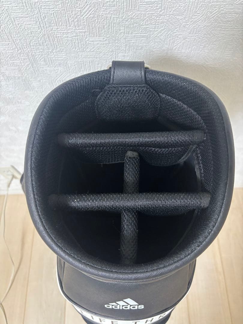 adidas THREE STRIPE ゴルフバッグ　キャディバッグ