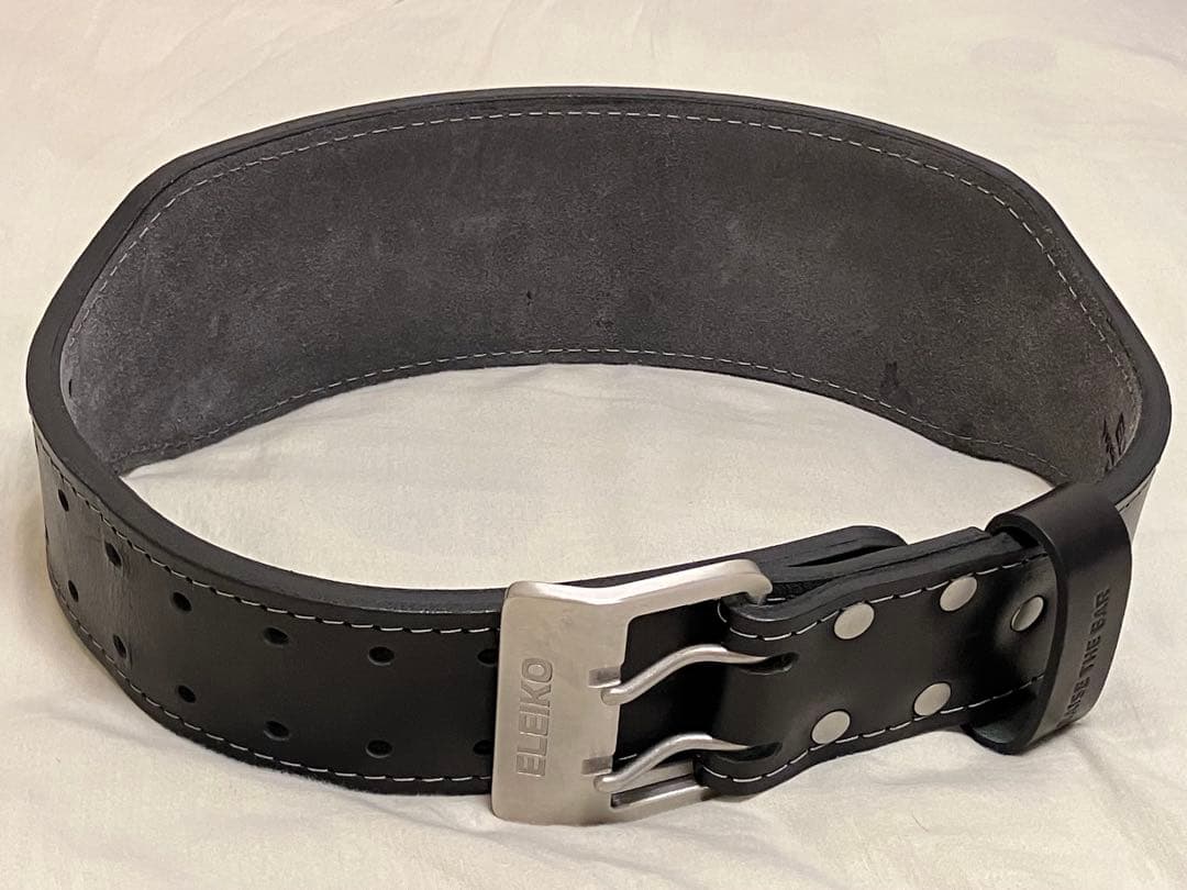 ELEIKO ウェイトリフティングレザーベルト　Sサイズ