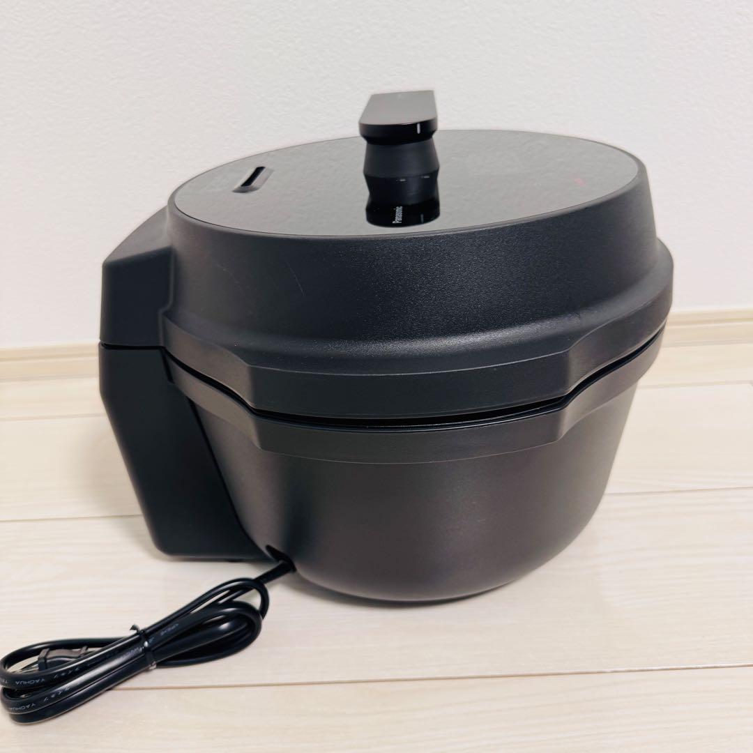 極美品！Panasonic NF-AC1000 電気圧力鍋 黒　オートクッカー