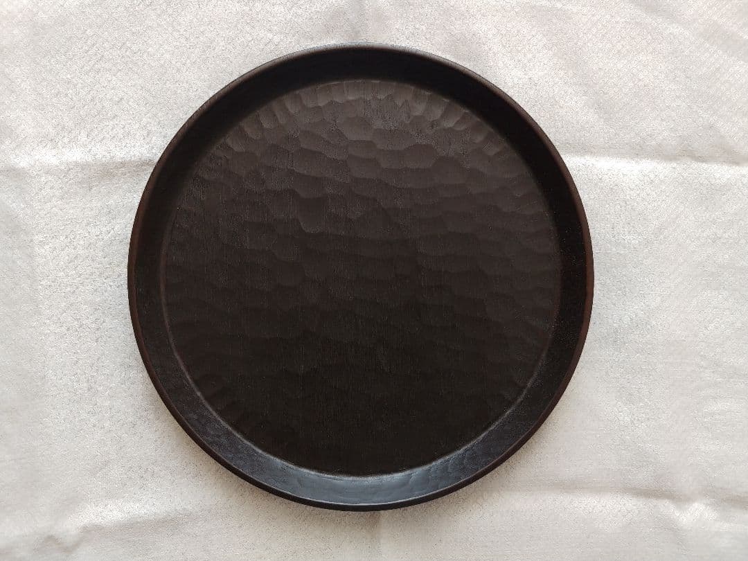 三谷龍二　黒漆　盆　トレイ　27cm　年末までの出品