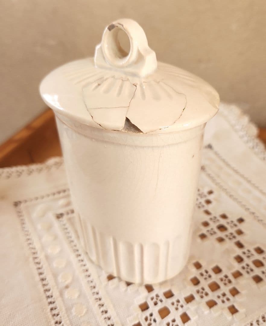 フランス　モザイク模様　キャニスター 5点セット　ブロカント